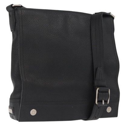 Bally Vintage Shoulder Bag Leather, BLACK, LEATHER, Shoulder bag