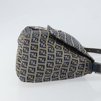 Fendi Mama Forever Bag Zucchino Canvas, NAVY, CANVAS, Tote bag