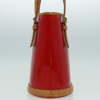 Louis Vuitton Bucket Bag Monogram Vernis, Red, Patent Leather, Shoulder Bag