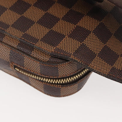 Louis Vuitton Geronimos Waist Bag Damier, BROWN, CANVAS, Shoulder bag