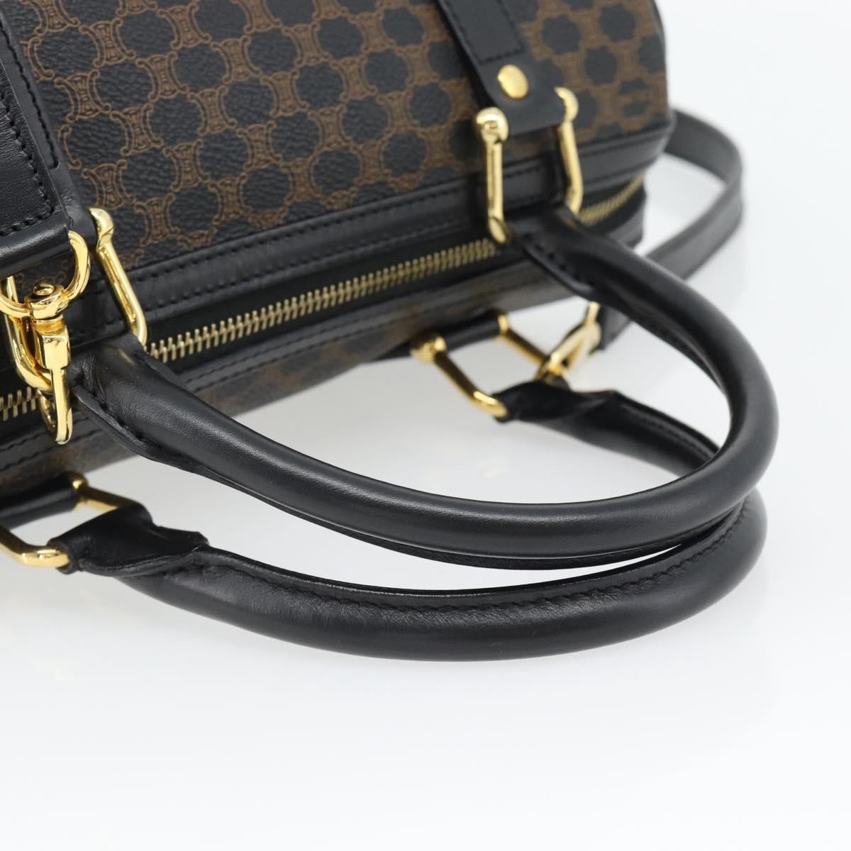 Celine Macadam Handbag Macadam with leather, Black, Canvas, Handbag