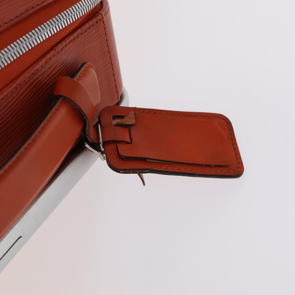 Louis Vuitton Horizon Luggage Epi Leather, ORANGE, LEATHER, Travel bag