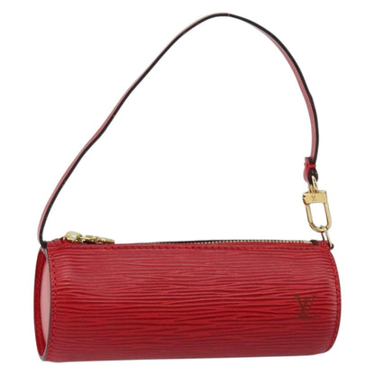 Louis Vuitton Soufflot Pochette Epi Leather, RED, LEATHER, Clutche & pouche