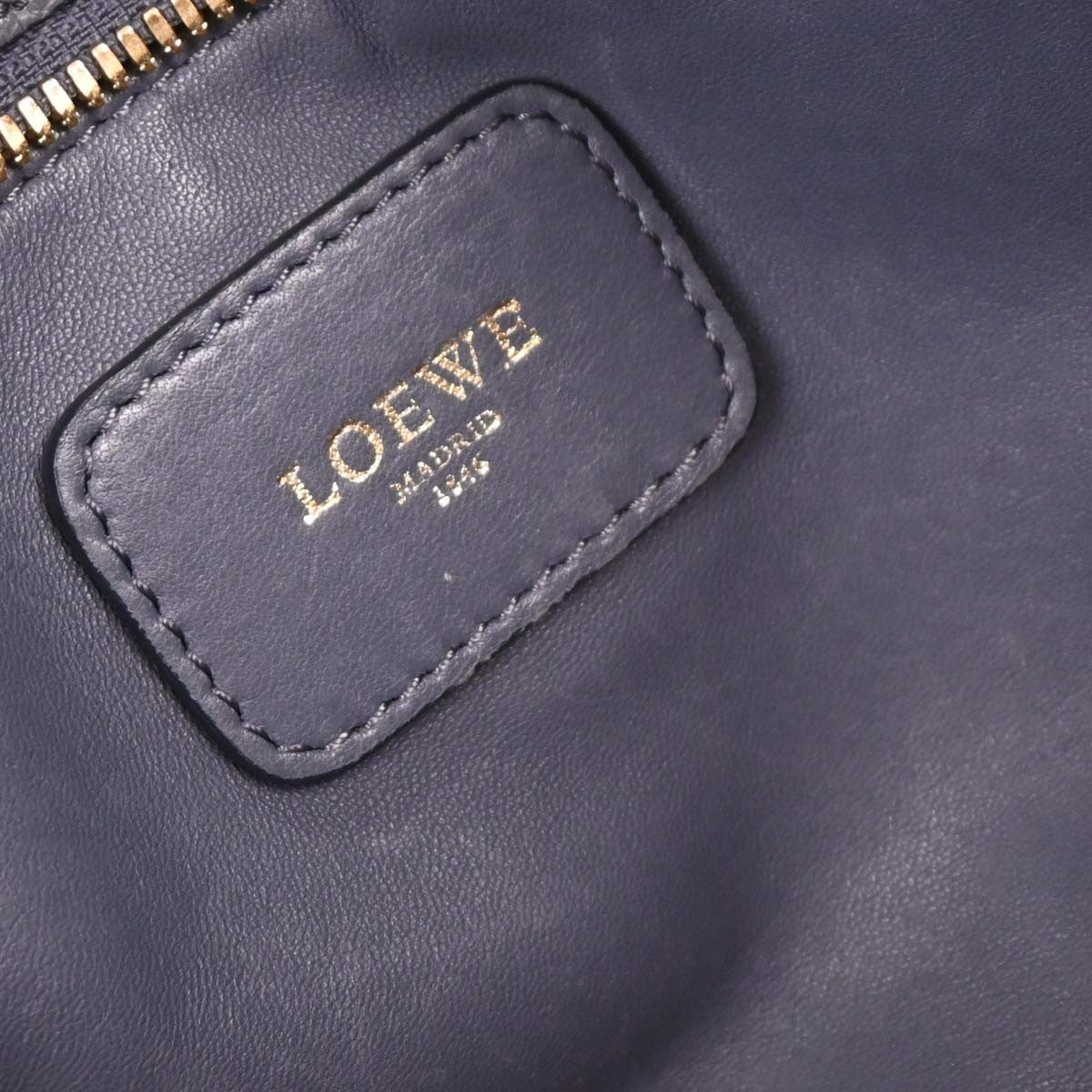 Loewe Amazona Bag Leather, GRAY, LEATHER, Handbag