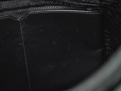 Prada Double Pocket Zip Messenger Tessuto, BLACK, NYLON, Shoulder bag
