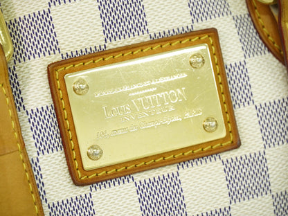 Louis Vuitton Hampstead Handbag Damier, WHITE, CANVAS, Tote bag
