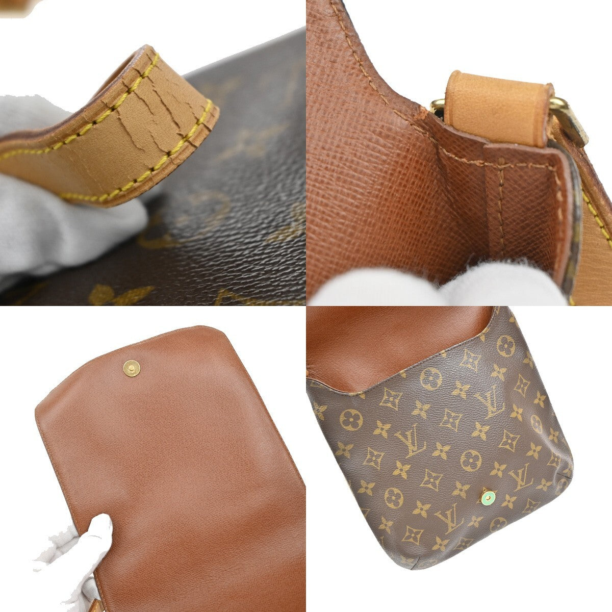 Louis Vuitton Musette Salsa Handbag Monogram Canvas, BROWN, CANVAS, Shoulder bag