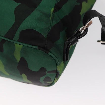 Prada Camouflage Backpack Tessuto, Green, Nylon, Backpack