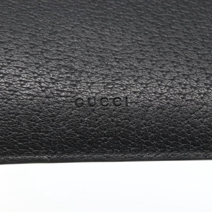 Gucci GG Marmont Pouch Leather, Black, Leather, Clutch