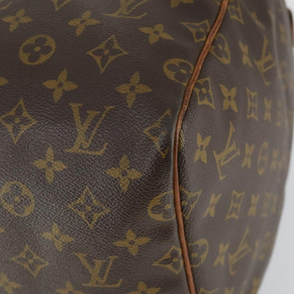 Louis Vuitton Keepall Bag Monogram Canvas, BROWN, CANVAS, Travel bag