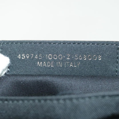 Balenciaga Logo Pouch Canvas, BLACK, CANVAS, Clutche & pouche