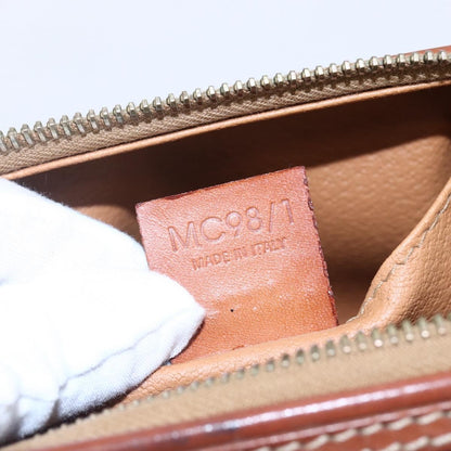 Celine Macadam Pochette Canvas and Leather, BROWN, CANVAS, Clutche & pouche