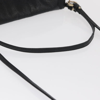 Chloe Lily Shoulder bag Leather, BLACK, LEATHER, Shoulder bag