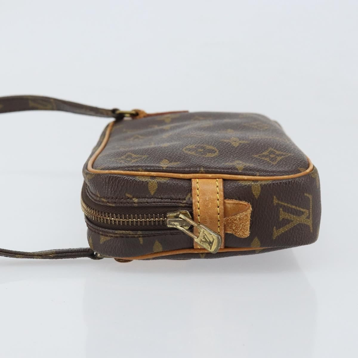 Louis Vuitton Pochette Marly Bandouliere Bag Monogram Canvas, BROWN, CANVAS, Shoulder bag
