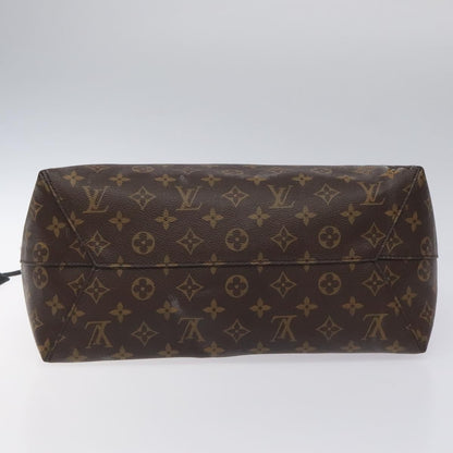Louis Vuitton Flower Hobo Monogram Canvas with Leather, BROWN, CANVAS, Shoulder bag
