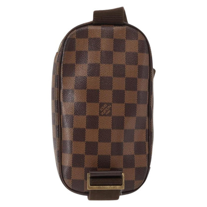 Louis Vuitton Pochette Gange Damier, Brown, Canvas, Clutch