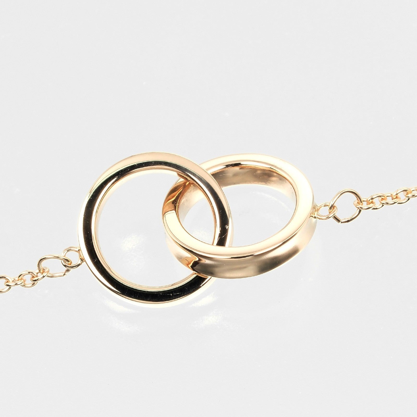 Tiffany & Co. 1837 Interlocking Circles Chain Bracelet 18K Rose Gold, GOLD, PINK_GOLD, Bracelet