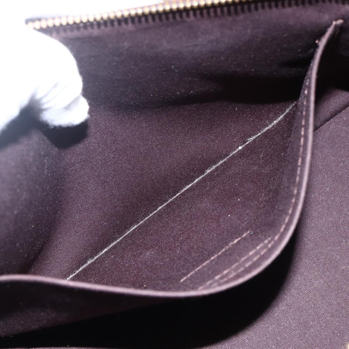 Louis Vuitton Rosewood Avenue Handbag Monogram Vernis, BURGUNDY, PATENT_LEATHER, Shoulder bag