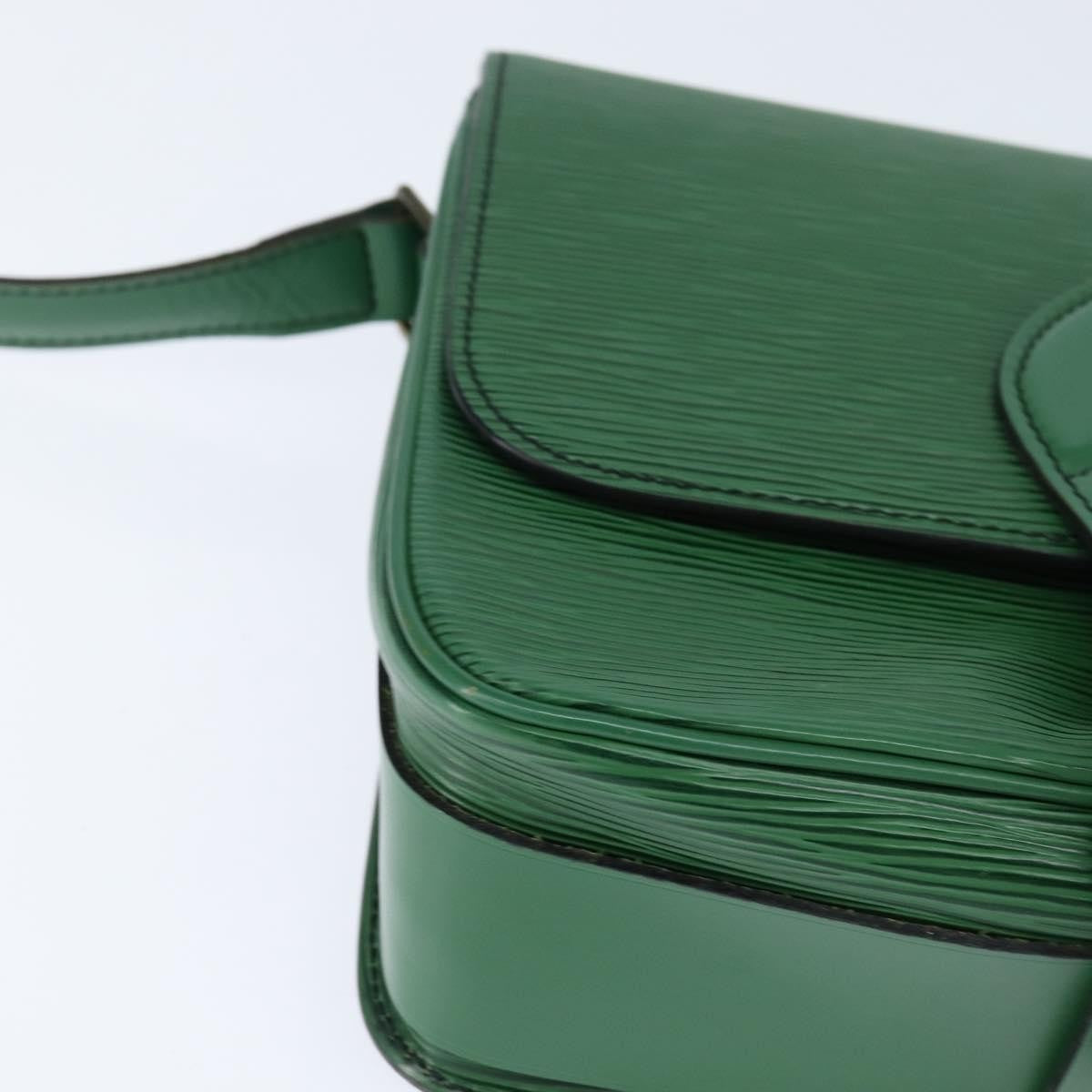 Louis Vuitton Cartouchiere Handbag Epi Leather, GREEN, LEATHER, Shoulder bag