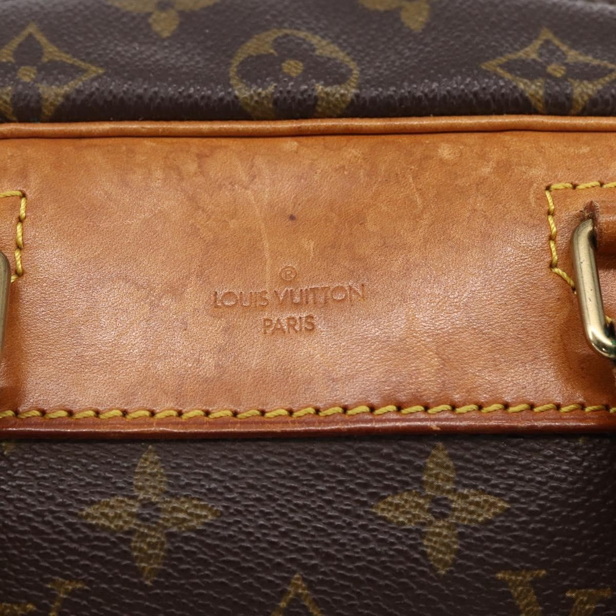 Louis Vuitton Deauville Handbag Monogram Canvas, BROWN, CANVAS, Handbag