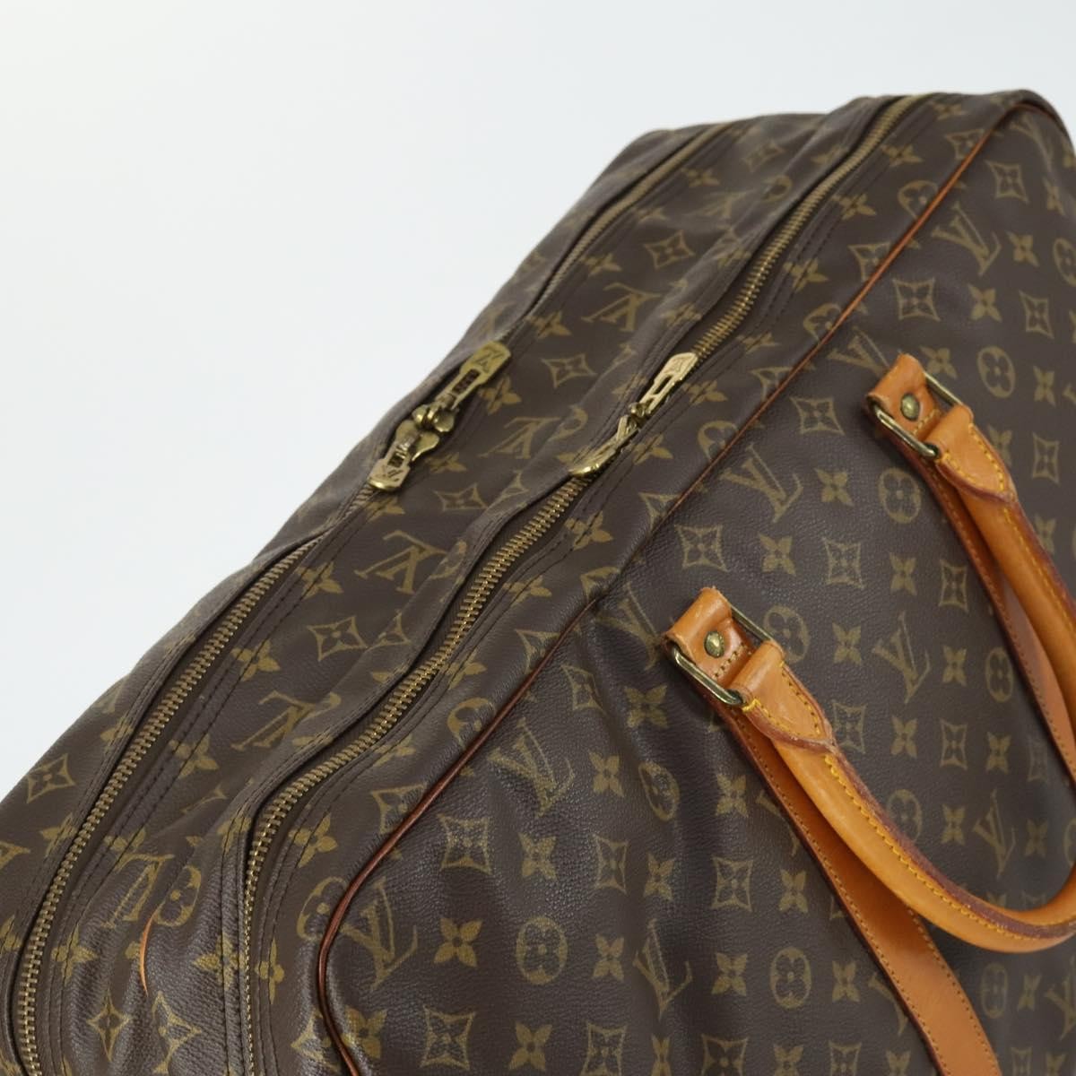 Louis Vuitton Sirius Handbag Monogram Canvas, BROWN, CANVAS, Travel bag