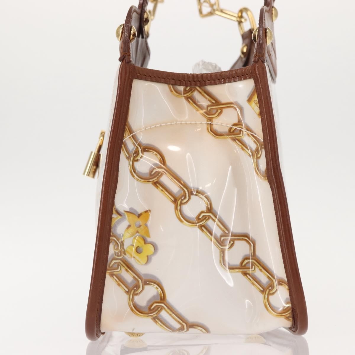 Louis Vuitton Charms Cabas PVC Over Printed Silk, BROWN, CANVAS, Handbag