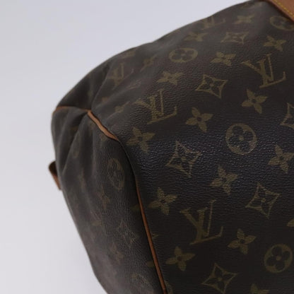 Louis Vuitton Keepall Bag Monogram Canvas, BROWN, CANVAS, Travel bag