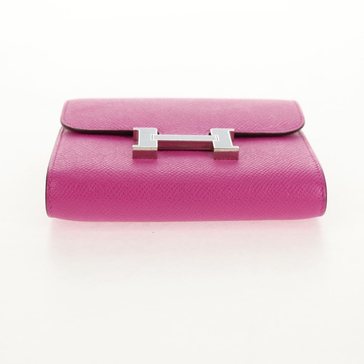 Hermes Constance Slim Wallet Epsom, PURPLE, LEATHER, Wallets