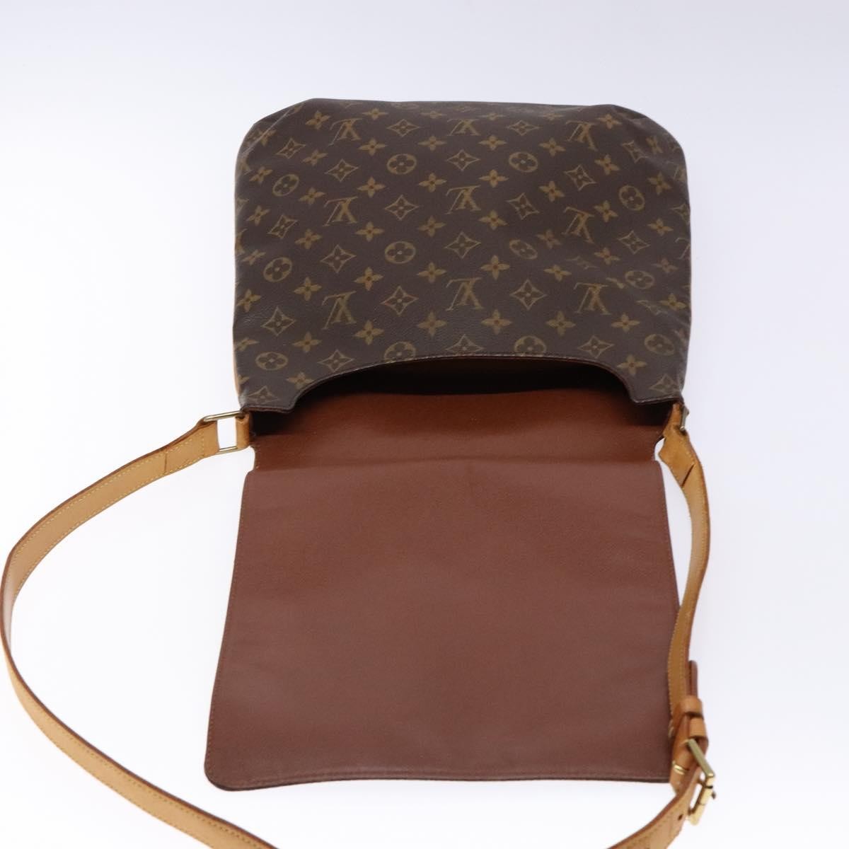 Louis Vuitton Musette Salsa Handbag Monogram Canvas, BROWN, CANVAS, Handbag