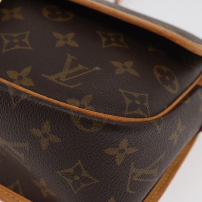Louis Vuitton Sologne Handbag Monogram Canvas, Brown, Canvas, Shoulder Bag