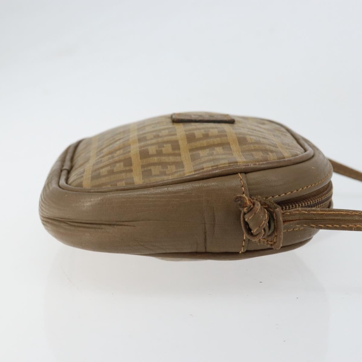 Fendi Zucchino Canvas, BEIGE, CANVAS, Shoulder bag