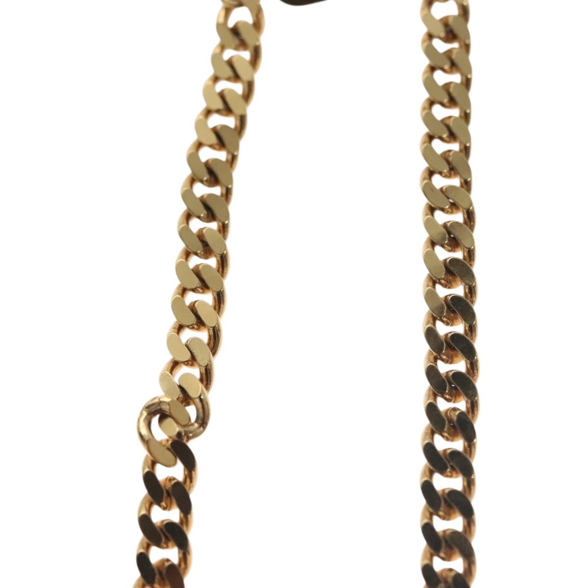 Christian Dior CD Pendant Necklace Metal and Crystals, GOLD, METAL, Bracelet