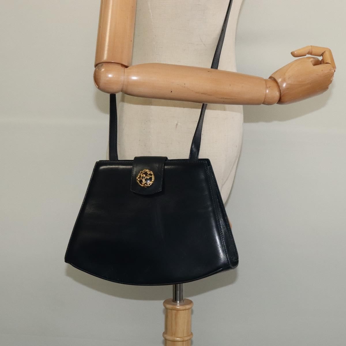 Salvatore Ferragamo Shoulder Bag Leather, NAVY, LEATHER, Shoulder bag