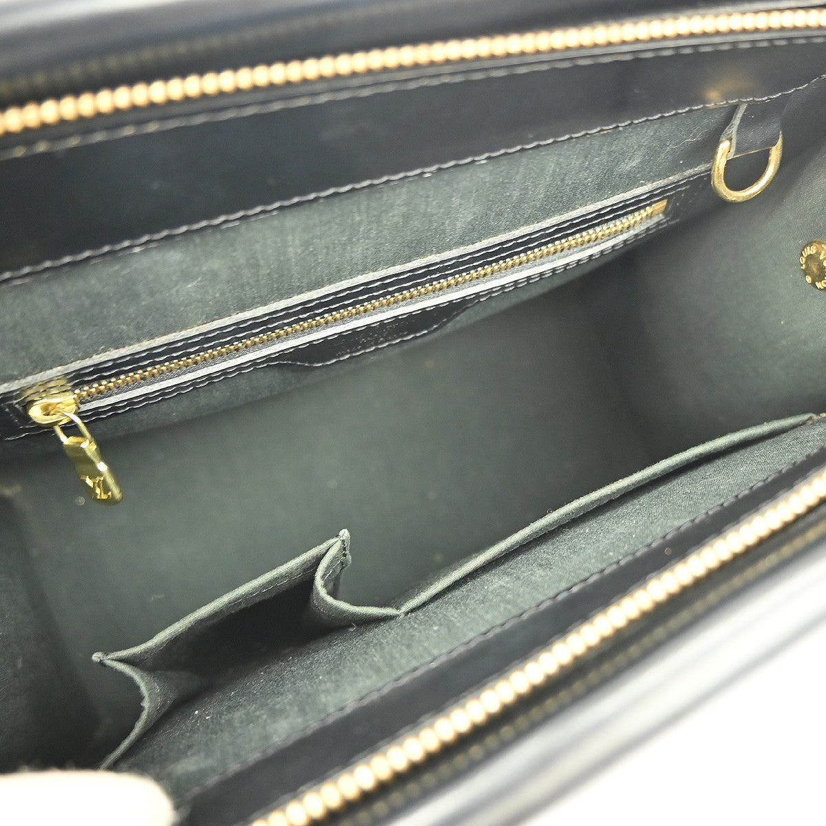 Louis Vuitton Figari Handbag Epi Leather, BLACK, LEATHER, Handbag