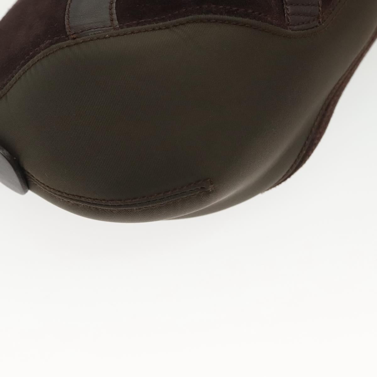 Salvatore Ferragamo Pochette Pony Hair, BROWN, SUEDE, Shoulder bag