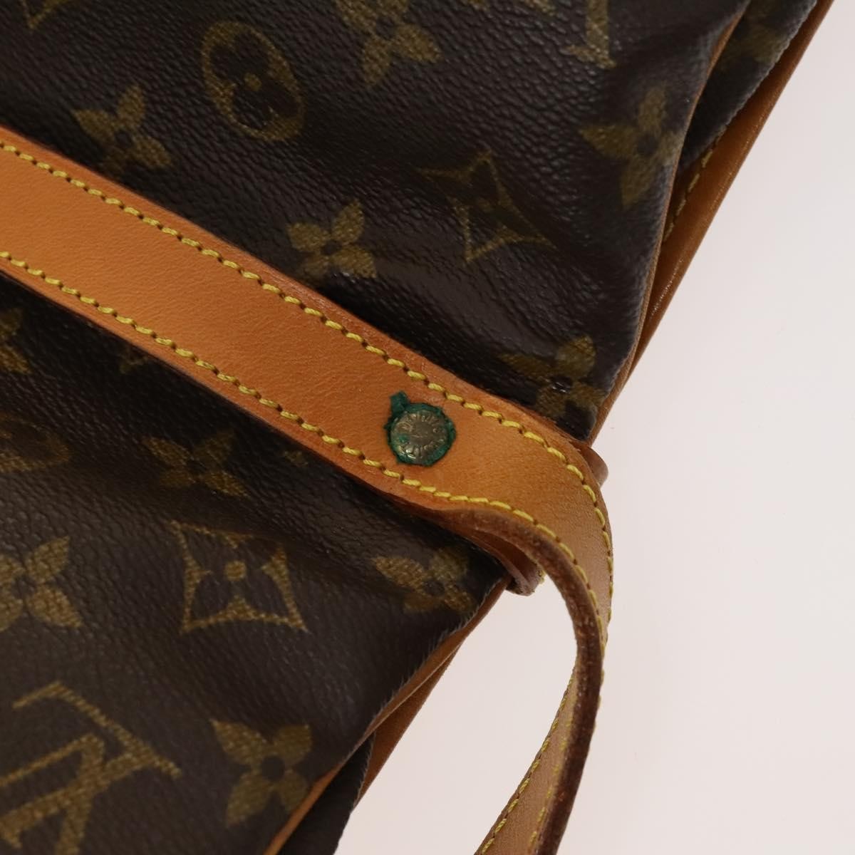 Louis Vuitton Saumur Handbag Monogram Canvas, BROWN, CANVAS, Shoulder bag