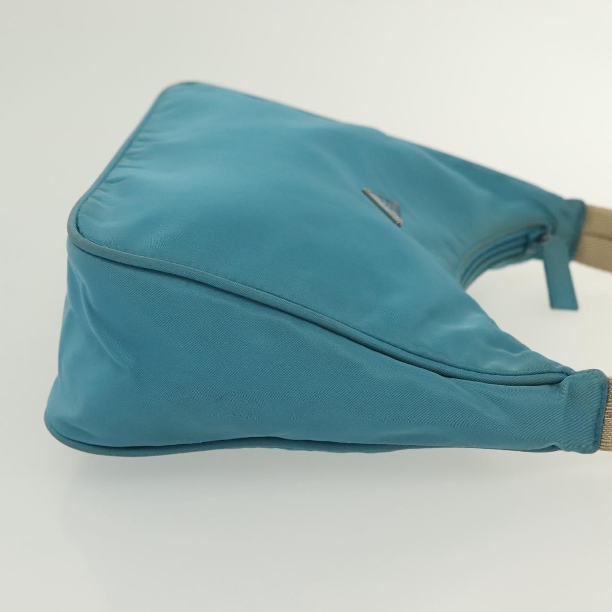 Prada Hobo Tessuto, BLUE, NYLON, Handbag