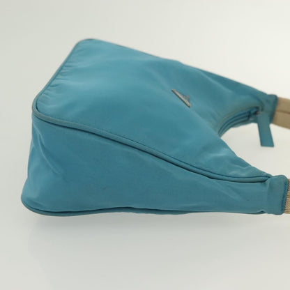 Prada Hobo Tessuto, BLUE, NYLON, Handbag