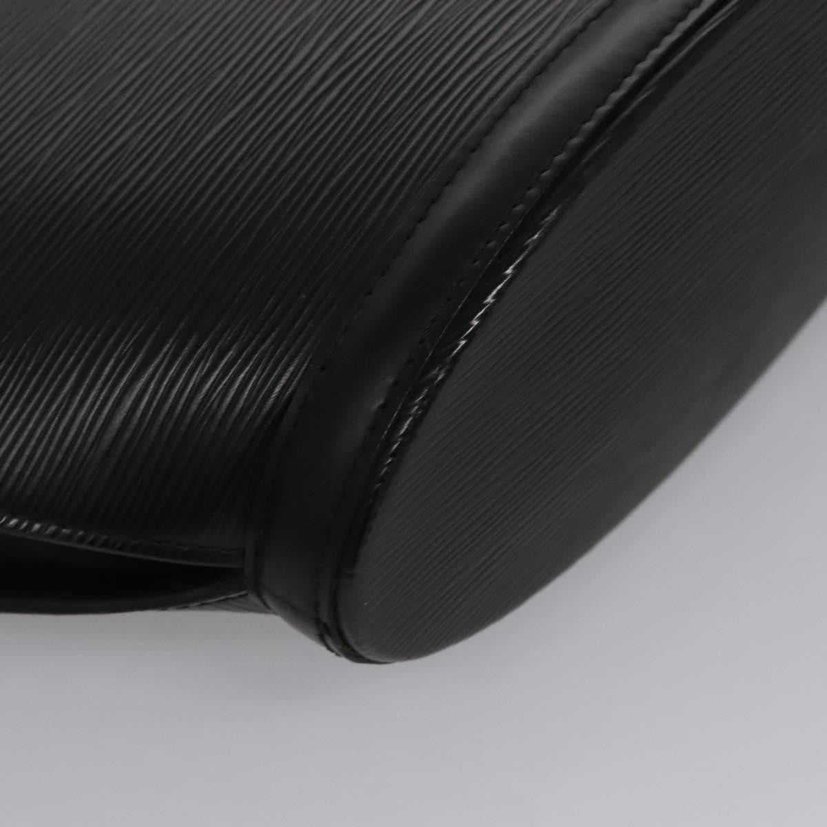 Louis Vuitton Saint Jacques Handbag Epi Leather, BLACK, LEATHER, Handbag