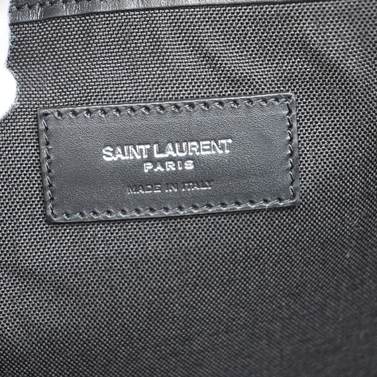 Saint Laurent City Backpack Canvas, YELLOW, CANVAS, Backpack