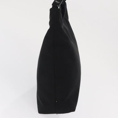 Salvatore Ferragamo Vala Shoulder Bag Nylon, BLACK, NYLON, Shoulder bag
