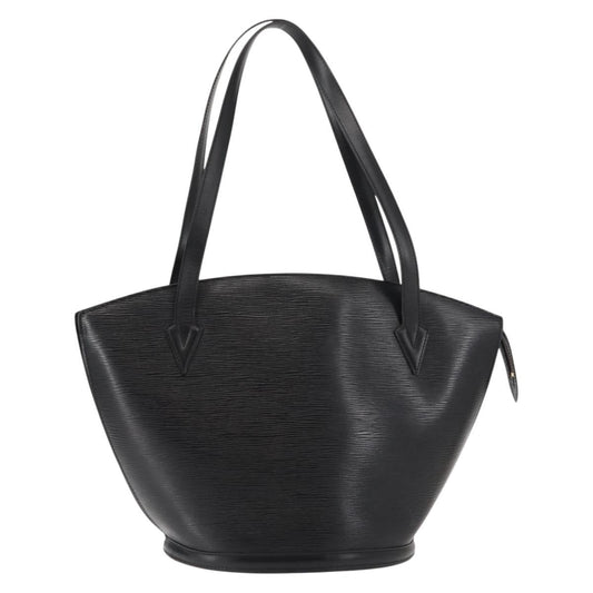 Louis Vuitton Saint Jacques Handbag Epi Leather, BLACK, LEATHER, Shoulder bag