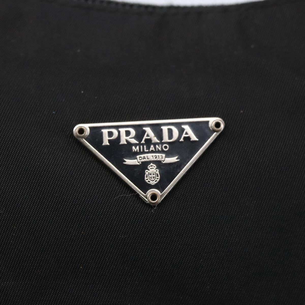 Prada Hobo Tessuto, BLACK, NYLON, Handbag