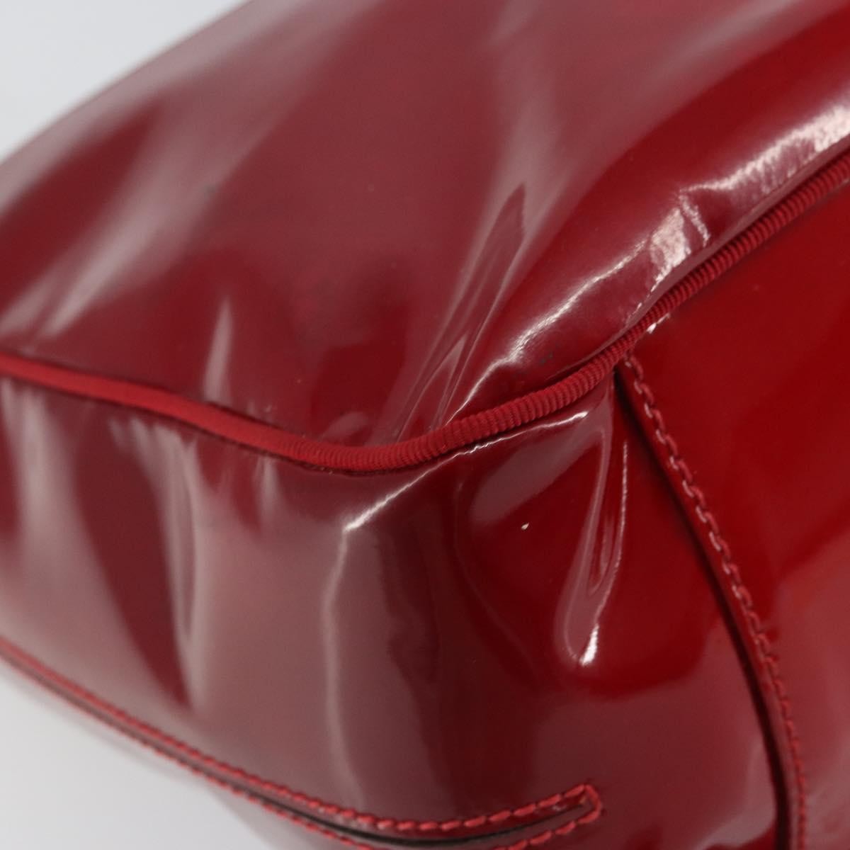 Salvatore Ferragamo Vintage Tote bag Patent Leather, Red, Patent Leather, Tote Bag