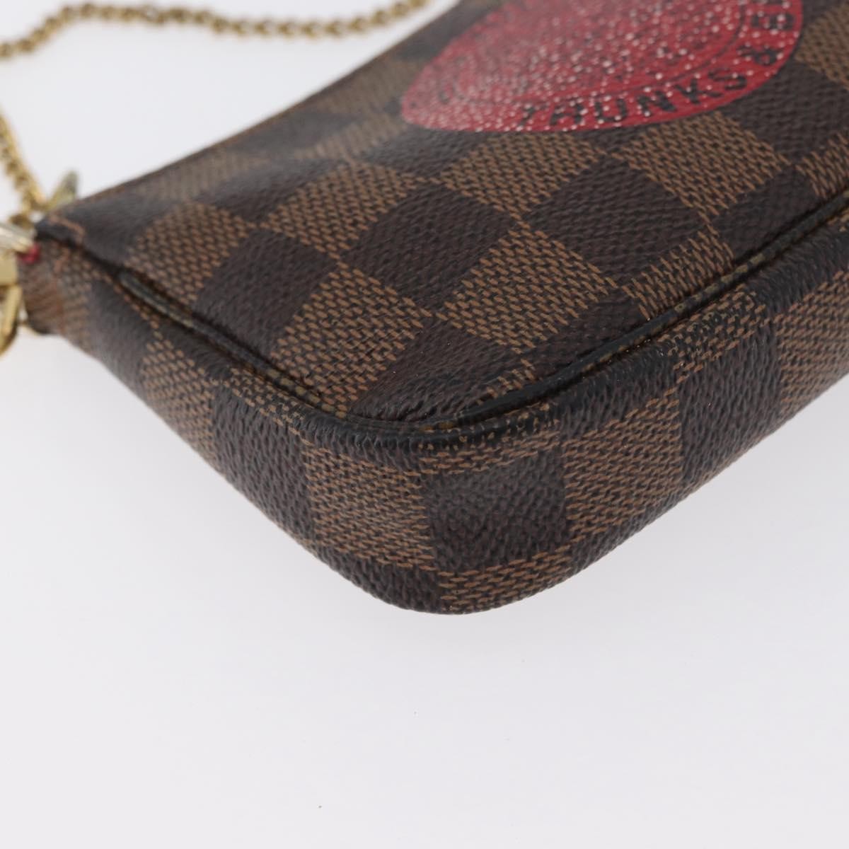 Louis Vuitton Pochette Accessoires Limited Edition Damier, BROWN, CANVAS, Clutche & pouche