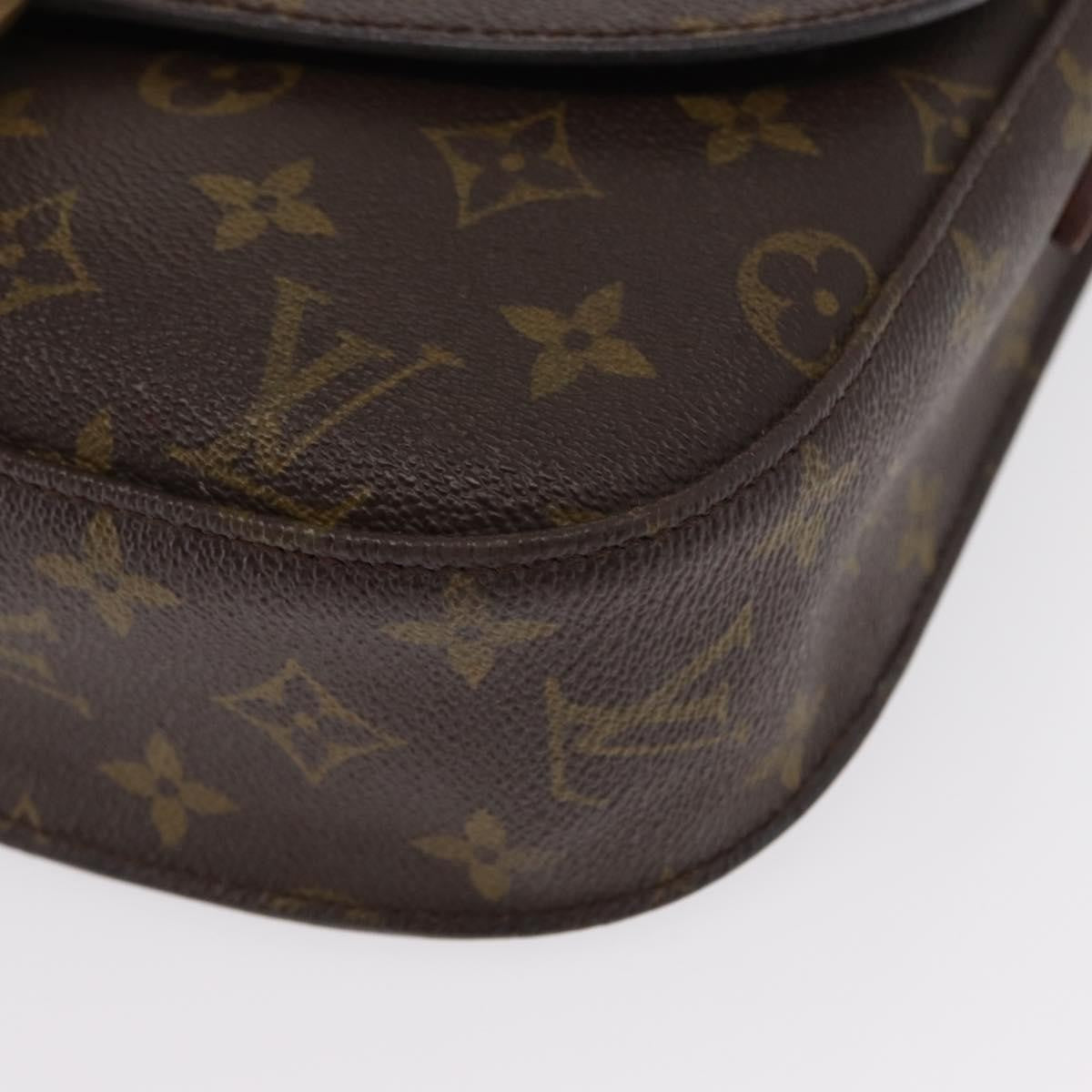 Louis Vuitton Saint Cloud Handbag Monogram Canvas, BROWN, CANVAS, Shoulder bag