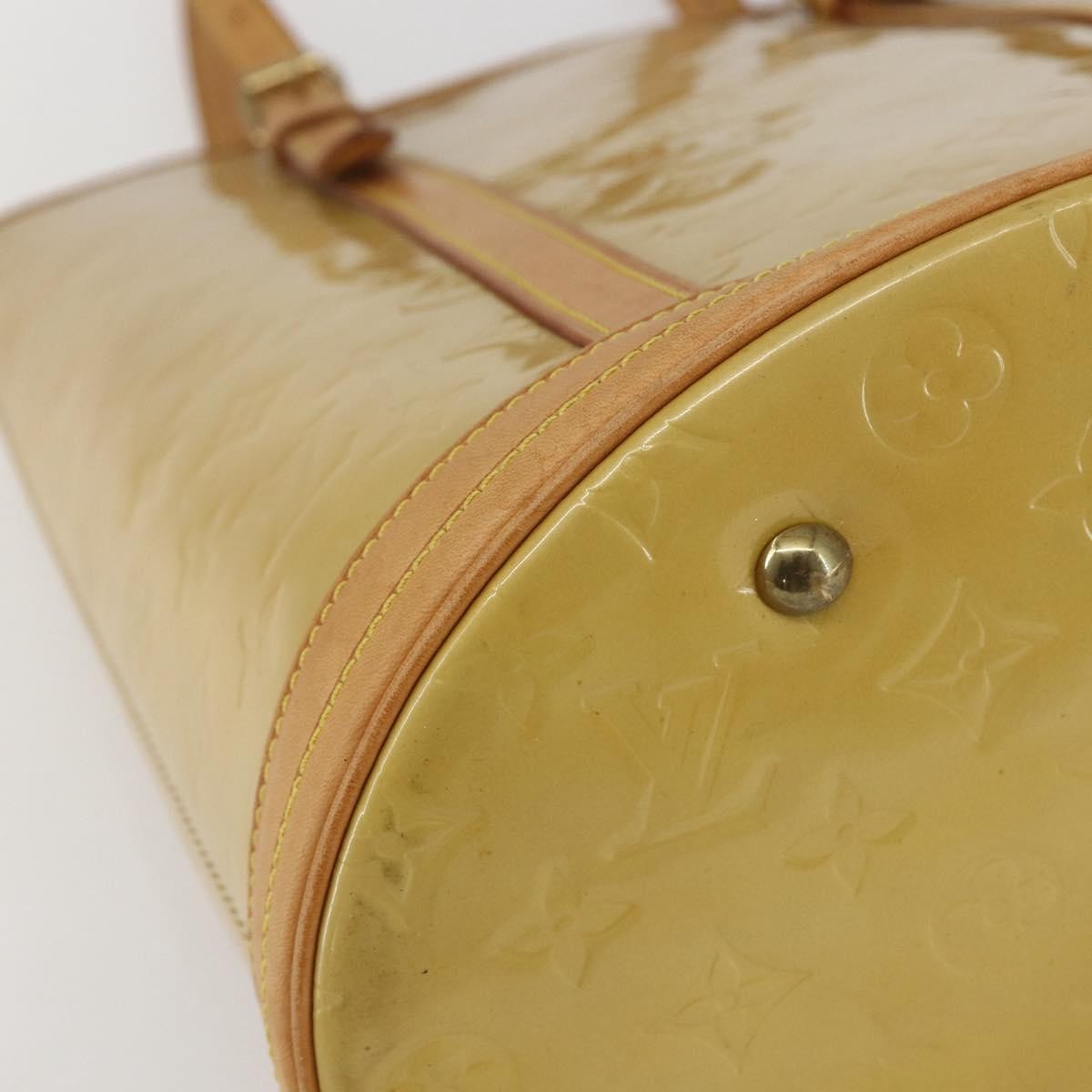 Louis Vuitton Bucket Bag Monogram Vernis, BEIGE, PATENT_LEATHER, Shoulder bag