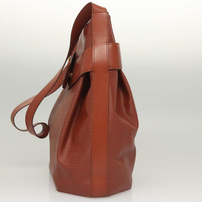 Louis Vuitton Vintage Sac d'Epaule Handbag Epi Leather, BROWN, LEATHER, Shoulder bag