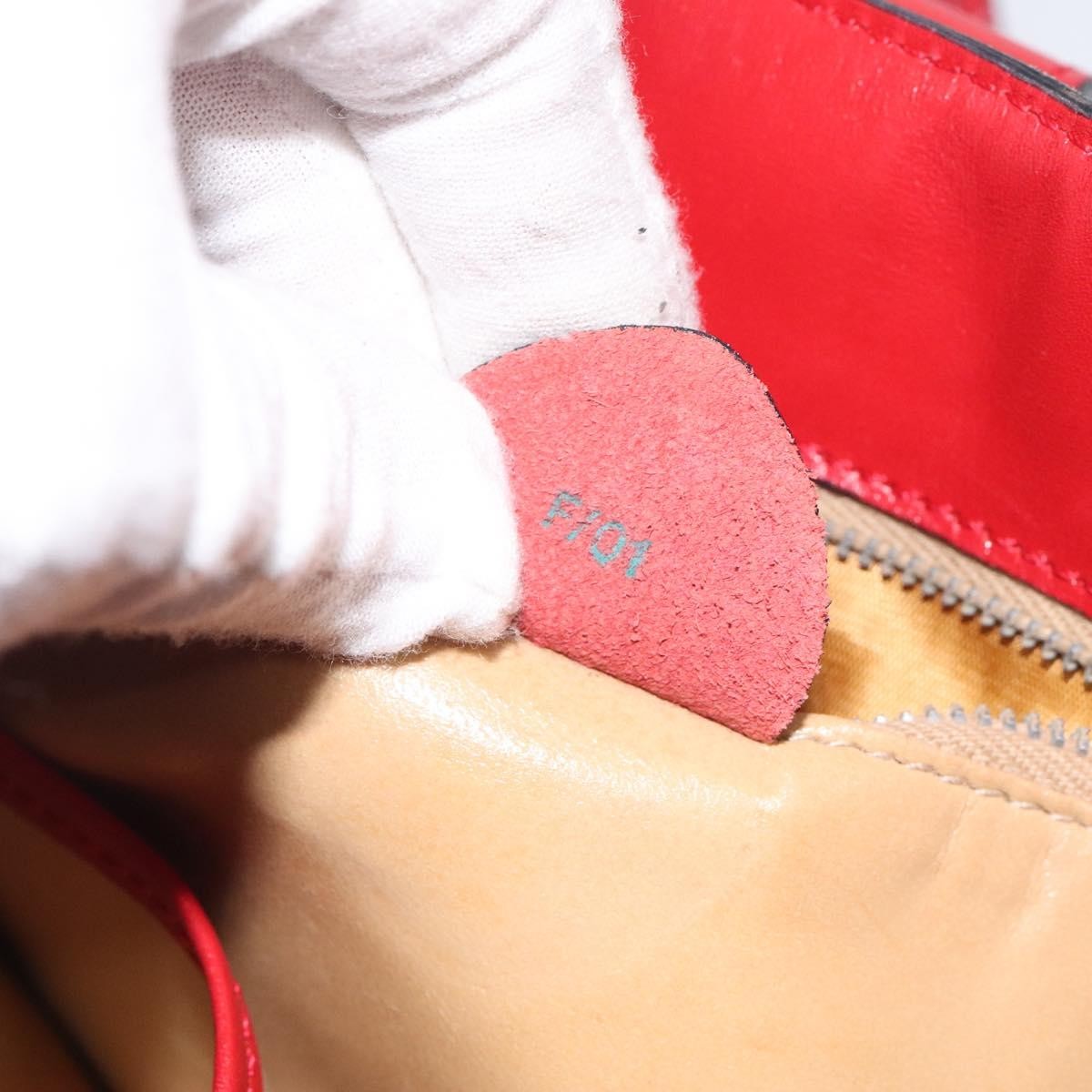 Celine Handbag Canvas, RED, CANVAS, Handbag