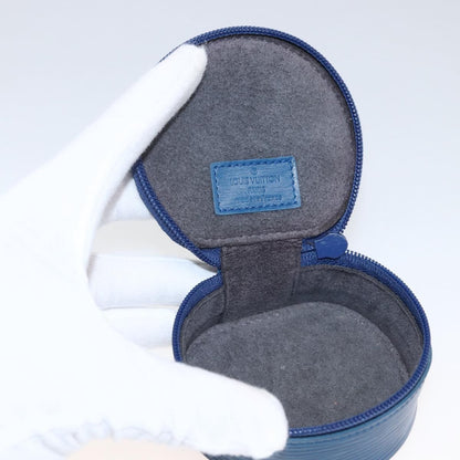 Louis Vuitton Ecrin Bijoux Jewelry Case Epi Leather, BLUE, LEATHER, Clutche & pouche